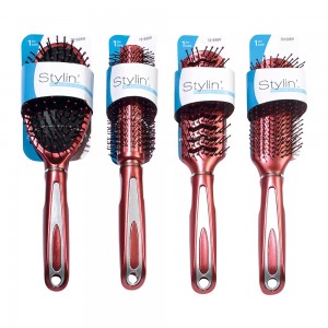 1 Brush; Metallic Red with Silver